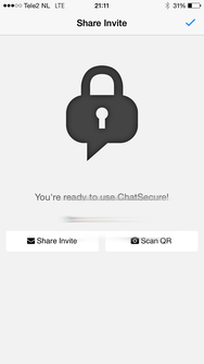 Invite others to use ChatSecure